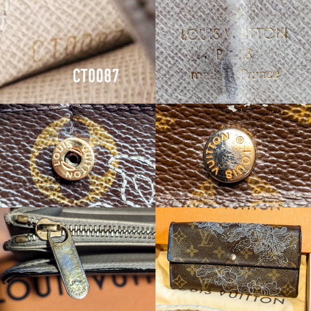 LOUIS VUITTON Ltd Edt. Dentelle Sarah Long Wallet - Picture 10 of 14
